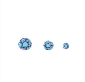  Fuseruole “Bolle di sapone“ Azzurro - immagine 3