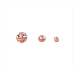  Fuseruole “Tepore del primo sole (Lilla, Arancio)“ - image 3