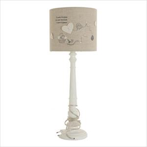 LAMPADA ´´RICAMO E´ POESIA´´ BIANCA