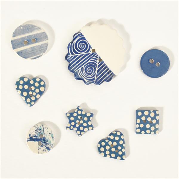  Mix bottoni scelti da noi blu - immagine 1