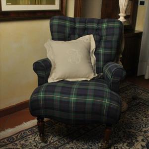 Luxury Cuscino in lino con cifra “F“ - immagine 5