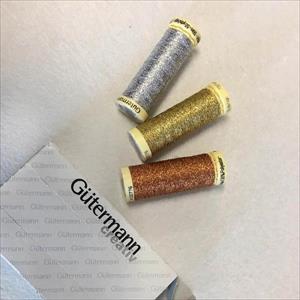 Gutermann art. 10249 - metallizzato oro, argento, bronzo