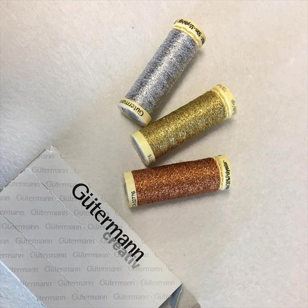  Gutermann art. 10249 - metallizzato oro, argento, bronzo - immagine 1