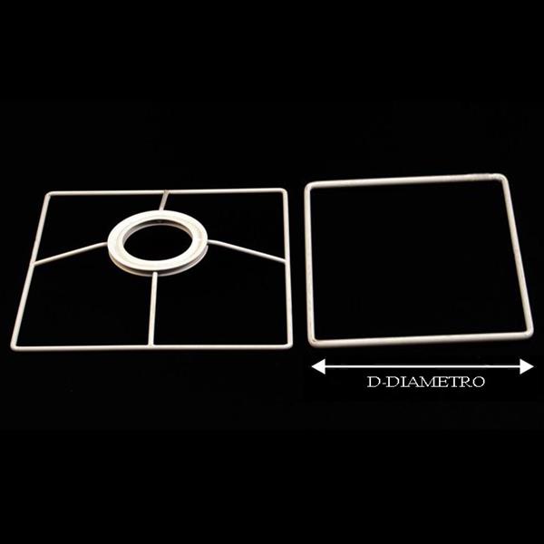 Telai per paralumi Telai coppia quadrati - immagine 1