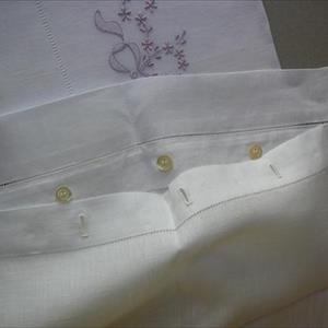 Sheets cot hand-embroidered Lenzuolo Lettino 6 - image 3