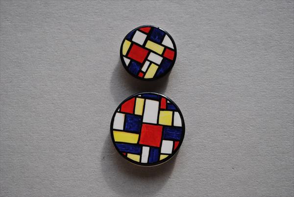  Medaglione Mondrian - immagine 1